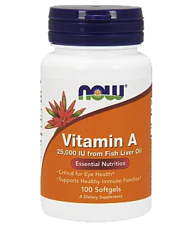 Vitamin A 25 000 IU Softgels (from fish liver retinol)