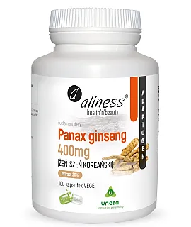 Panax Ginseng 400mg (żeńszeń koreański)