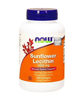 Sunflower Lecithin 1200mg gelcaps (lecytyna ze słonecznika)