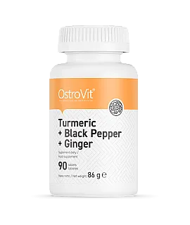 Turmeric + Black Pepper + Ginger (Kurkumina + Pieprz + Imbir)