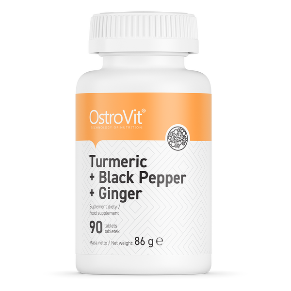 Turmeric + Black Pepper + Ginger (Kurkumina + Pieprz + Imbir) 