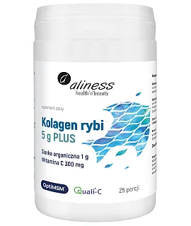 Kolagen rybi 5g PLUS sirka OptiMSM witc x 25 porcji (proszek)