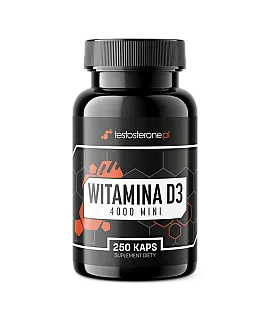 Witamina D3 (4000IU mini) - 250 gelcaps