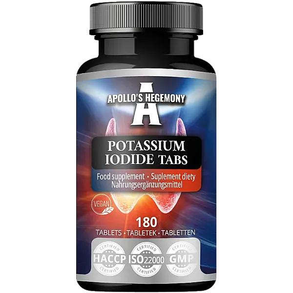 Potassium Iodide (jodek potasu 600mcg/tabletka)