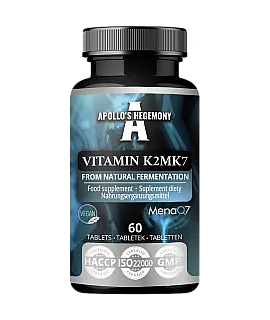 Vitamin K2 MK7 MenaQ7 (patentowana witamina K2) 200mcg