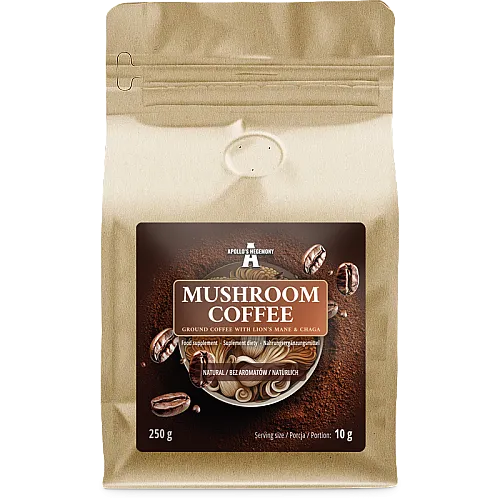 APOLLOS HEGEMONY Mushroom Coffee Natural (Chaga & Lions Mane)