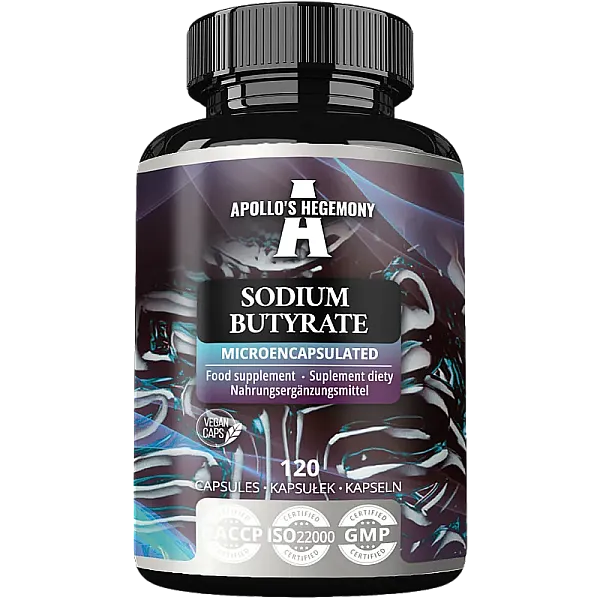 Sodium Butyrate (maślan sodu - 570mg NEW - debutir)