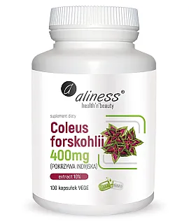 Coleus Forskohlii 10% 400mg (pokrzywa forskolin)
