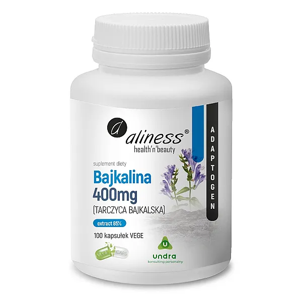 Bajkalina (tarczyca bajkalska) Extract 85% 400 mg