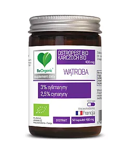 Ostropest BIO 3% + Karczoch BIO 2,5% 400 mg