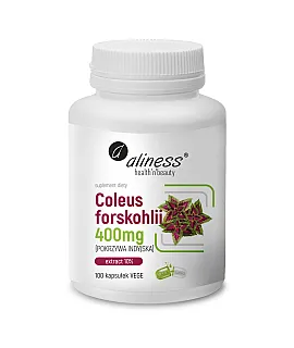 Coleus forskohlii 10% 400 mg (pokrzywa indyjska)