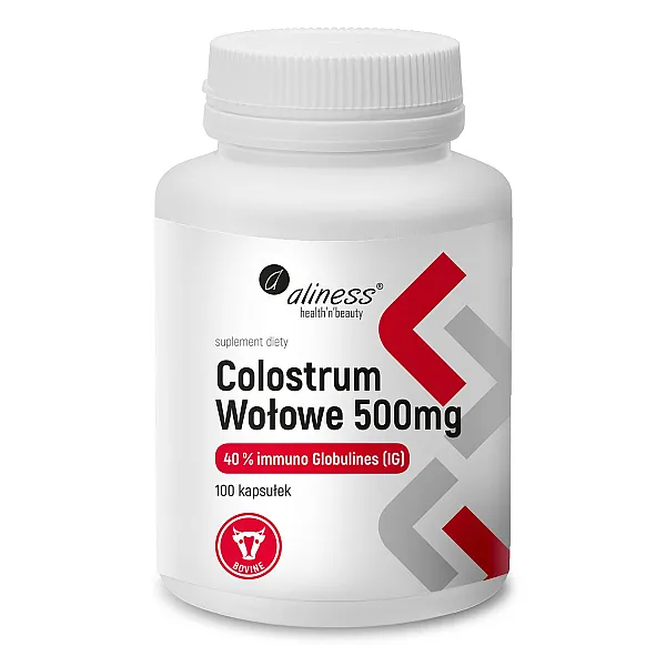 Colostrum Wołowe IG 40% 500 mg