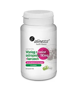 Ekstrakt z nasion ostropestu 190 mg + karczoch