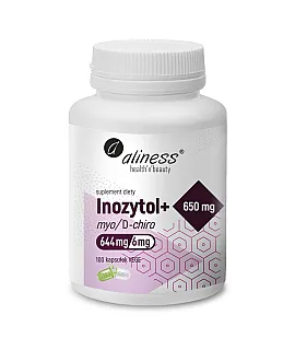 Inozytol myo/D-chiro 650 mg + B6