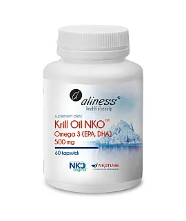 Krill Oil NKO Omega 3 z Astaksantyną 500 mg