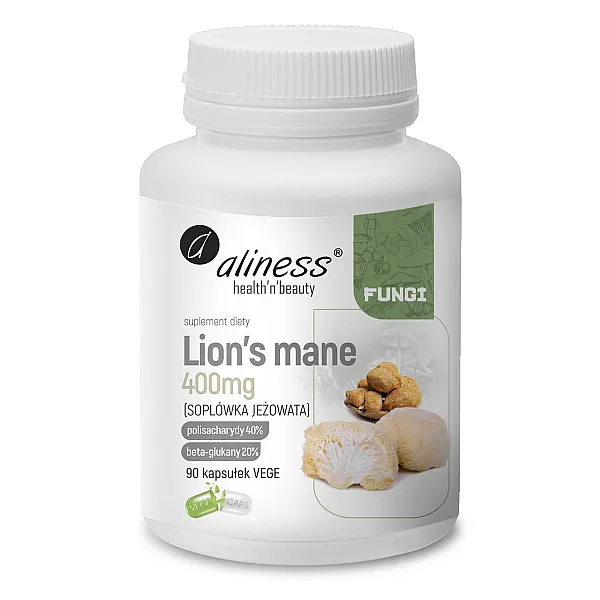Lion’s Mane 400 mg (soplówka jeżowata)