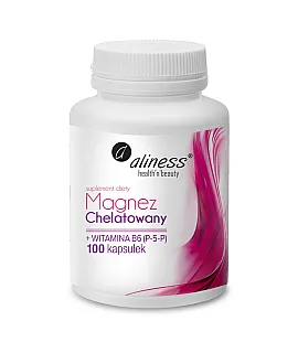 Magnez Chelatowany 650 mg + B6 (P-5-P)