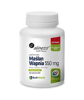 Maślan wapnia 550 mg (bez sodu)