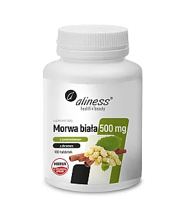 Morwa biała 4:1 z cynamonowcem i chromem 500 mg