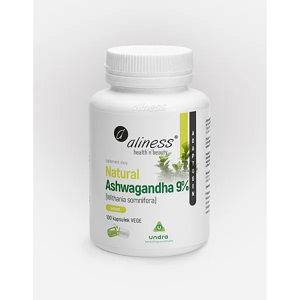 Natural Ashwagandha 555 mg 9%