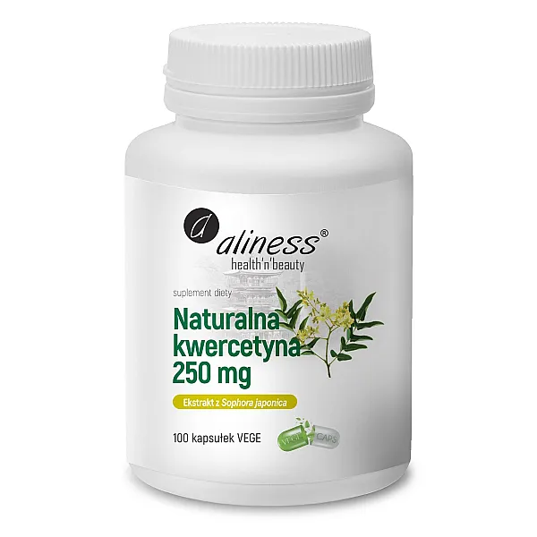 Naturalna kwercetyna 250 mg