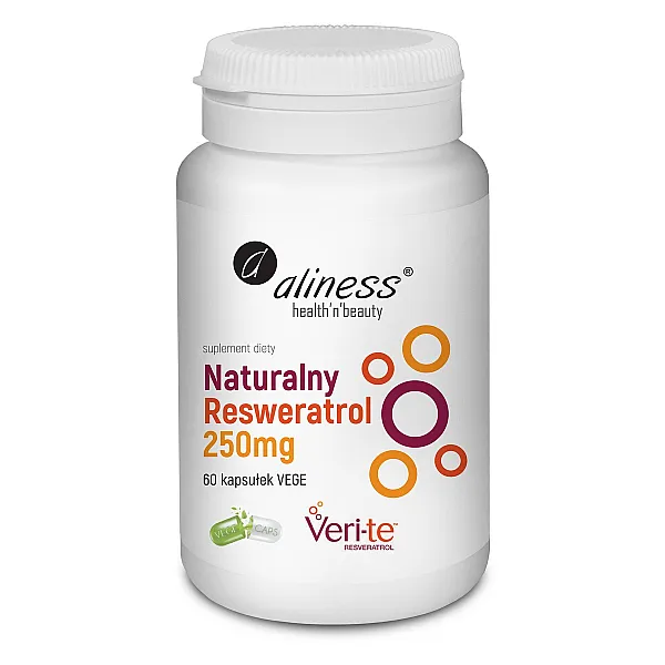 Naturalny Resweratrol Veri-Te 250 mg