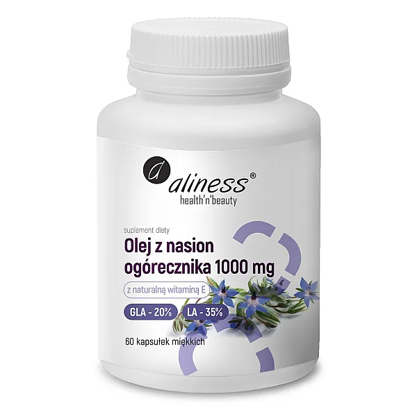 Olej z nasion ogórecznika 20%/35% 1000 mg