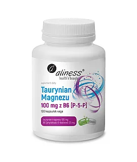 Taurynian Magnezu 100 mg z B6 (P-5-P)