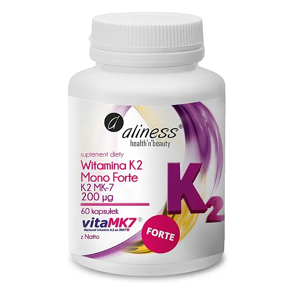 Witamina K2 Menachinon Mono Forte MK-7 200 µg z Natto
