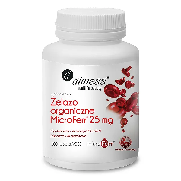 Żelazo organiczne MicroFerr 25 mg
