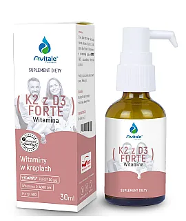 Avitale Witamina D3 FORTE 4000 z lanoliny krople