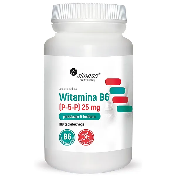 Witamina B6 25mg (P-5-P)