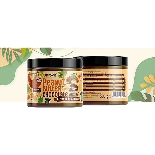 Peanut Butter Chocolate + Hazelnut in Caramel Crunchy