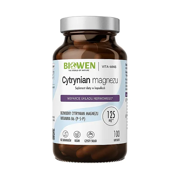 Cytrynian magnezu + Witamina B6