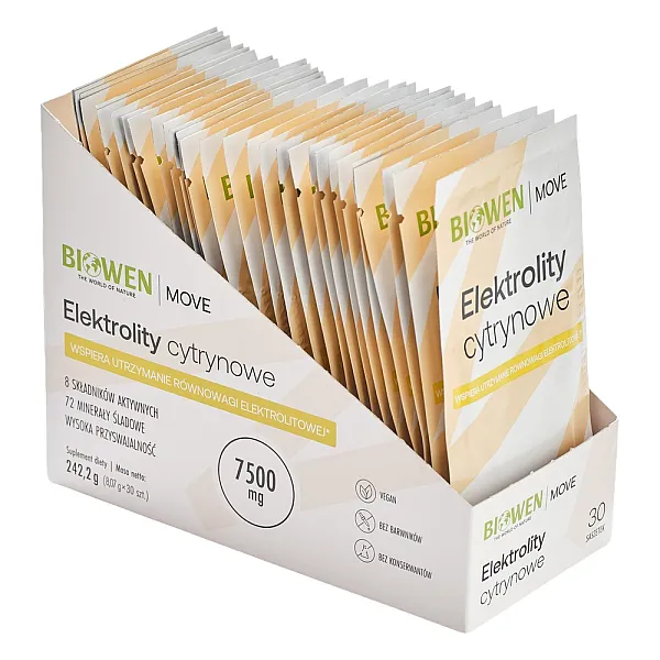 Elektrolity Cytrynowe saszetki