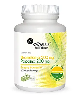 Bromelaina z Papainą