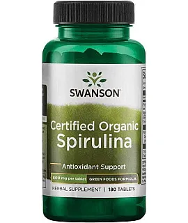 Spirulina Organic 500mg (certyfikowana, tabletki)