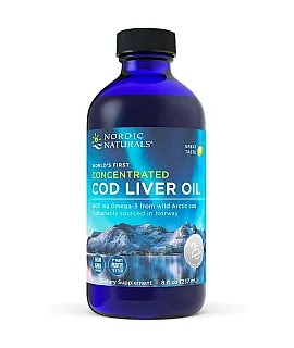 Concentrated Arctic Cod Liver Oil 1620mg Lemon