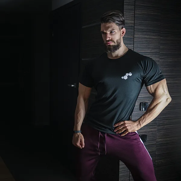 WU&S Testosterone.pl T-shirt Dry-Fit Black