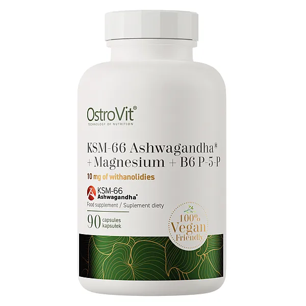 KSM-66 Ashwagandha + Magnesium + B6 P-5-P