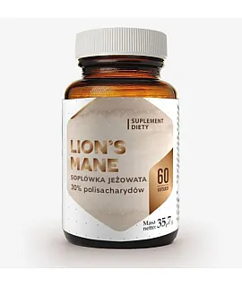 Lions Mane soplówka jeżowata 30% polisacharydów
