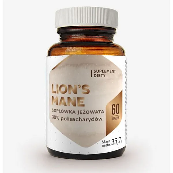 Lions Mane soplówka jeżowata 30% polisacharydów