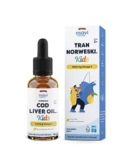 Tran Norweski Kids 1000mg Liquid (cytryna)