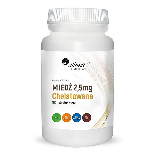 Miedź Chelatowana 2,5 mg