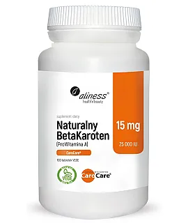 Naturalny BetaKaroten 15 mg CaroCare