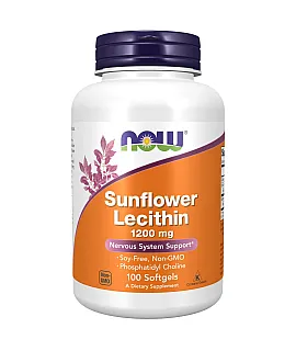 Sunflower Lecithin 1200mg gelcaps (lecytyna ze słonecznika)