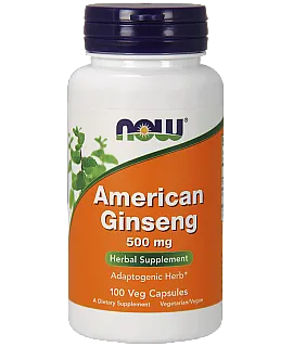 American Ginseng 500mg Veg Caps
