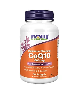 CoQ10 Koenzym Q10 600mg with Lecithin & Vitamin E (gelcaps)