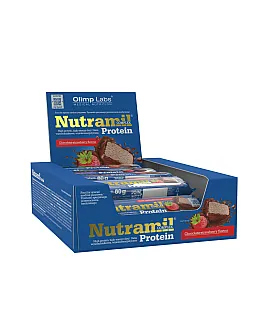 Baton Nutramil Complex Protein Czekolada Truskawka