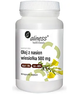 Olej z nasion wiesiołka 9%/85% 500 mg
